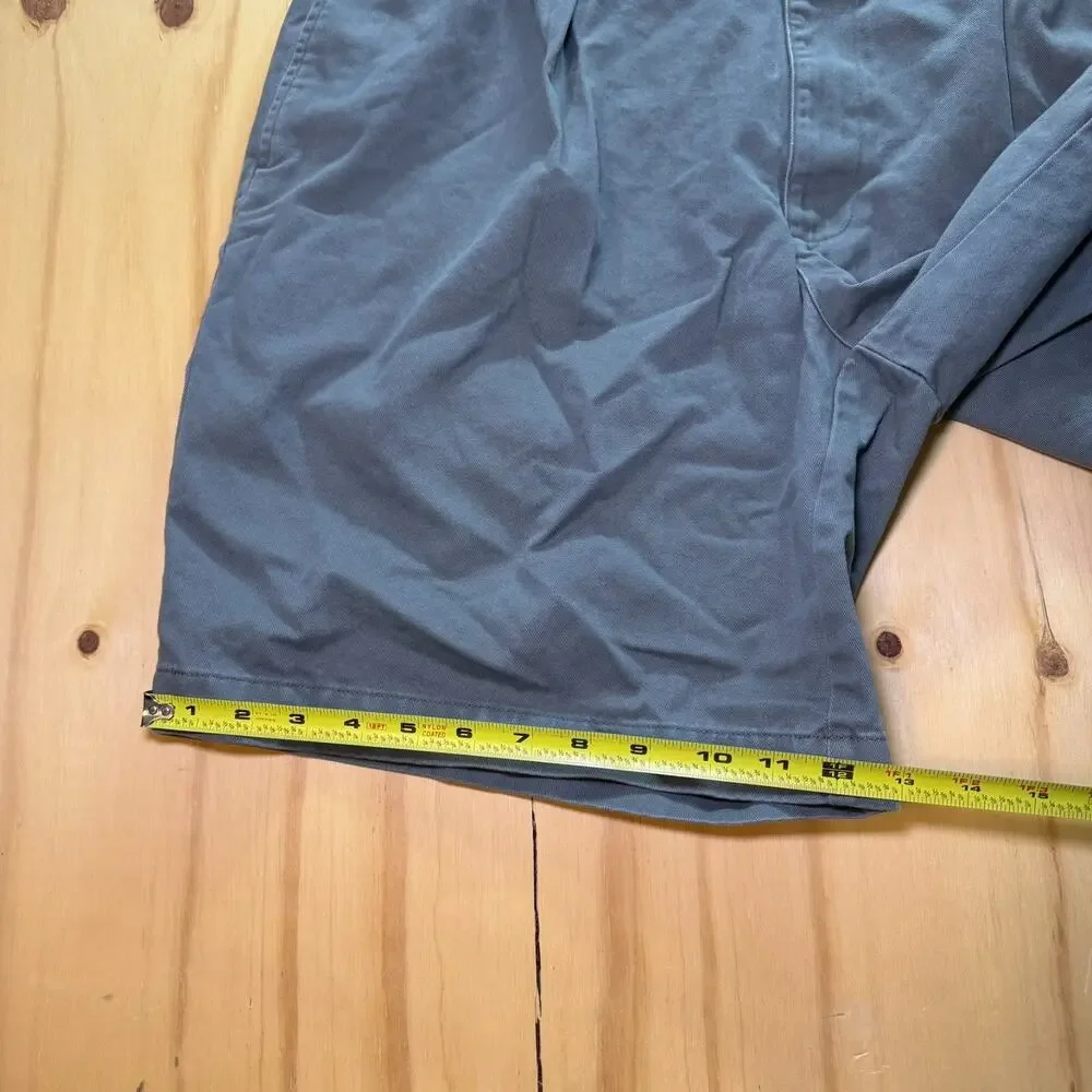 Vintage Polo Ralph Lauren Tyler Shorts Mens Size 36 Grey Pleated Chino